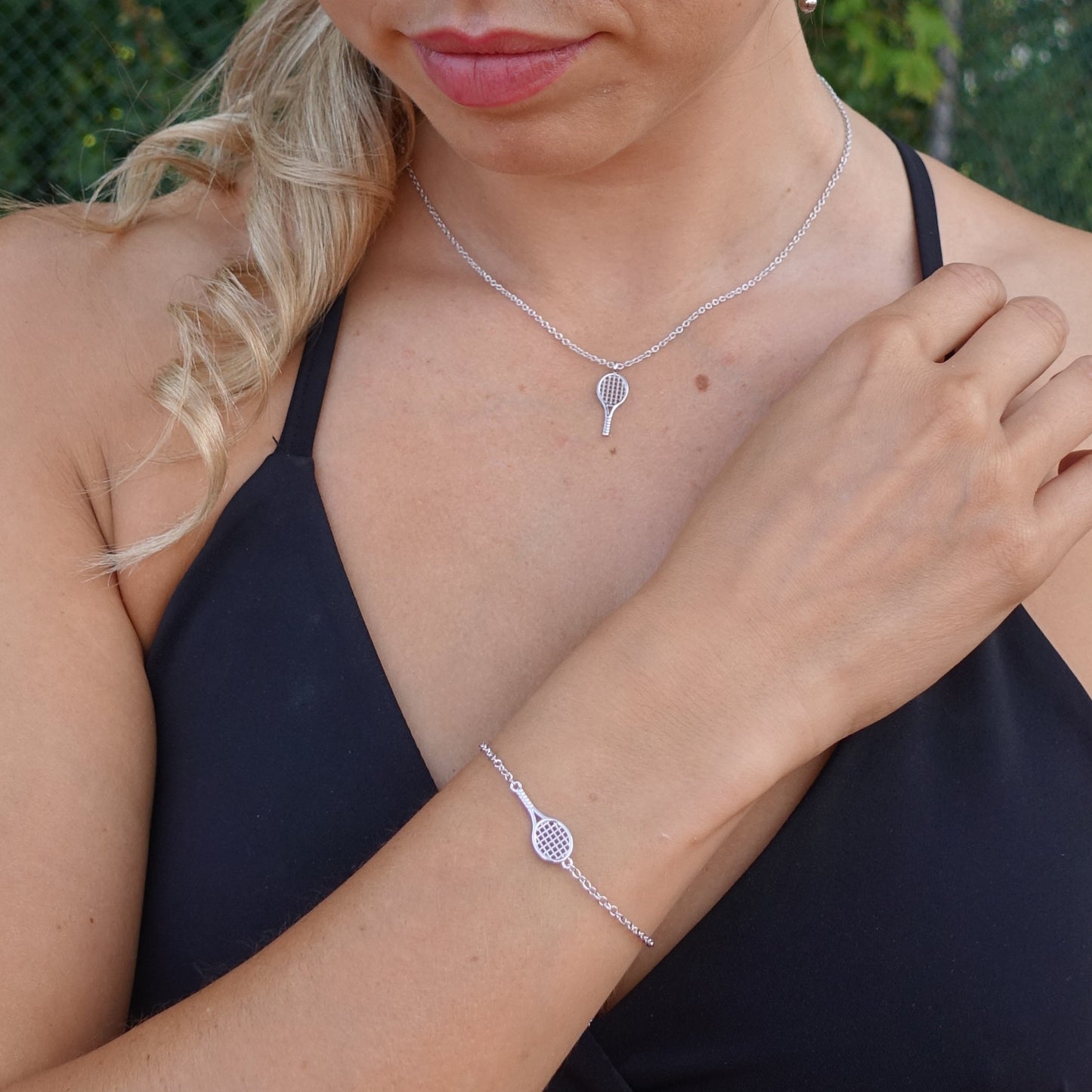 Necklace Racket – Silver